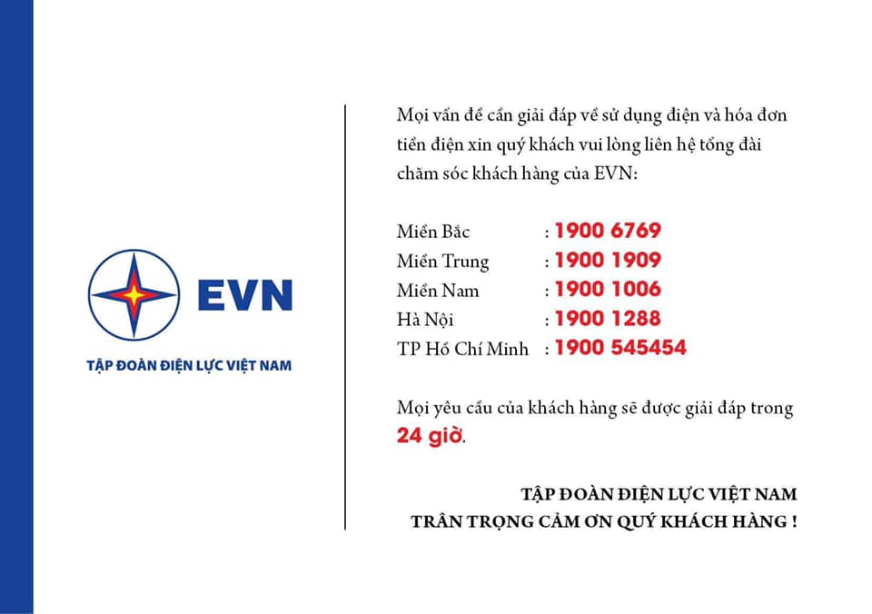 Nhà bị cắt điện gọi số nào? Tổng đài CSKH Điện lực Việt Nam