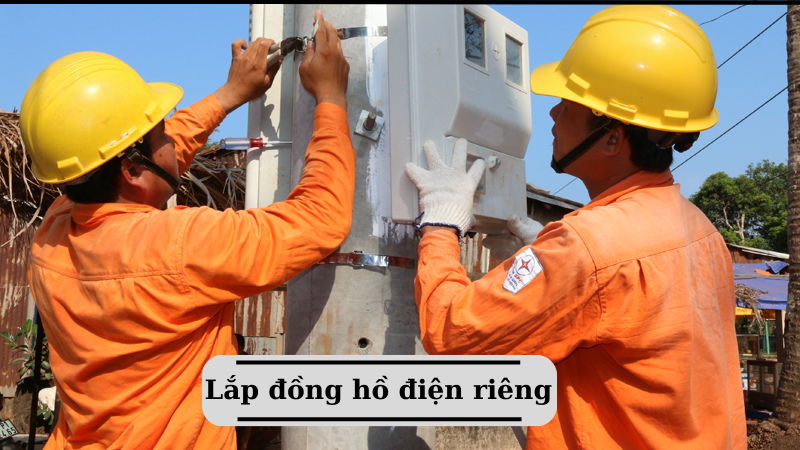 Muốn lắp đồng hồ điện riêng| Thủ tục và hồ sơ
