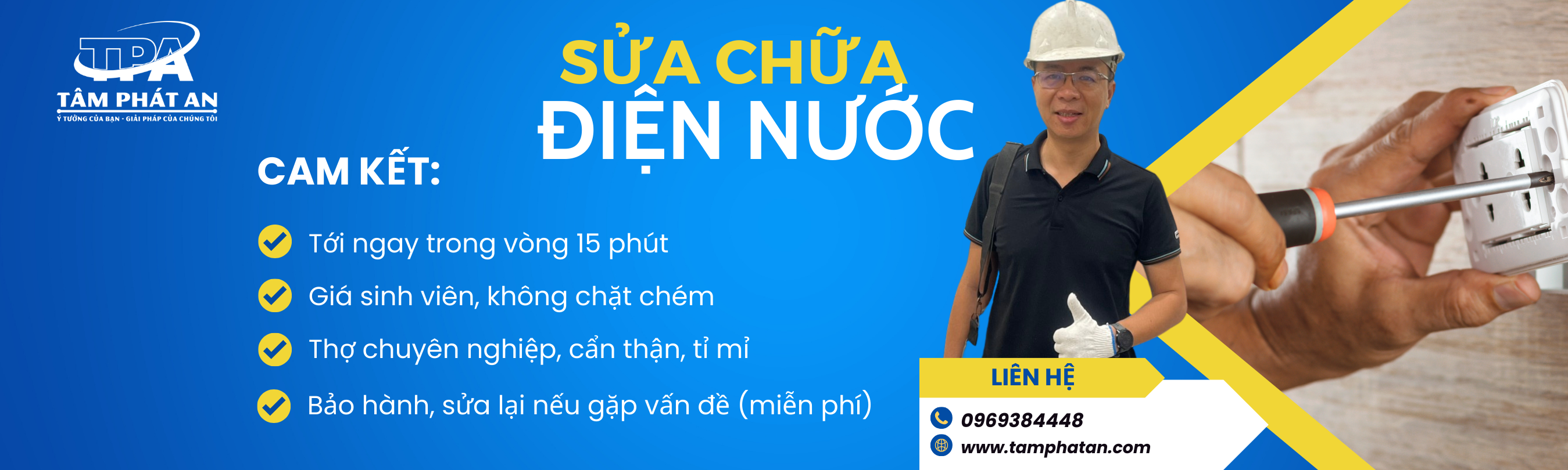 Sửa điện nước Tâm Phát An