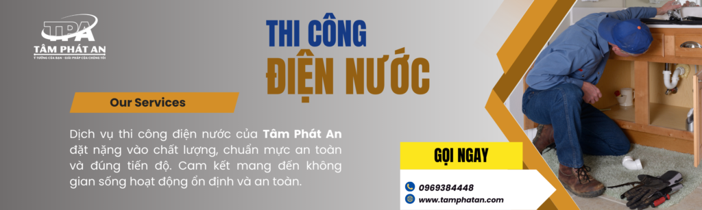 Thi công điện nước tại HN